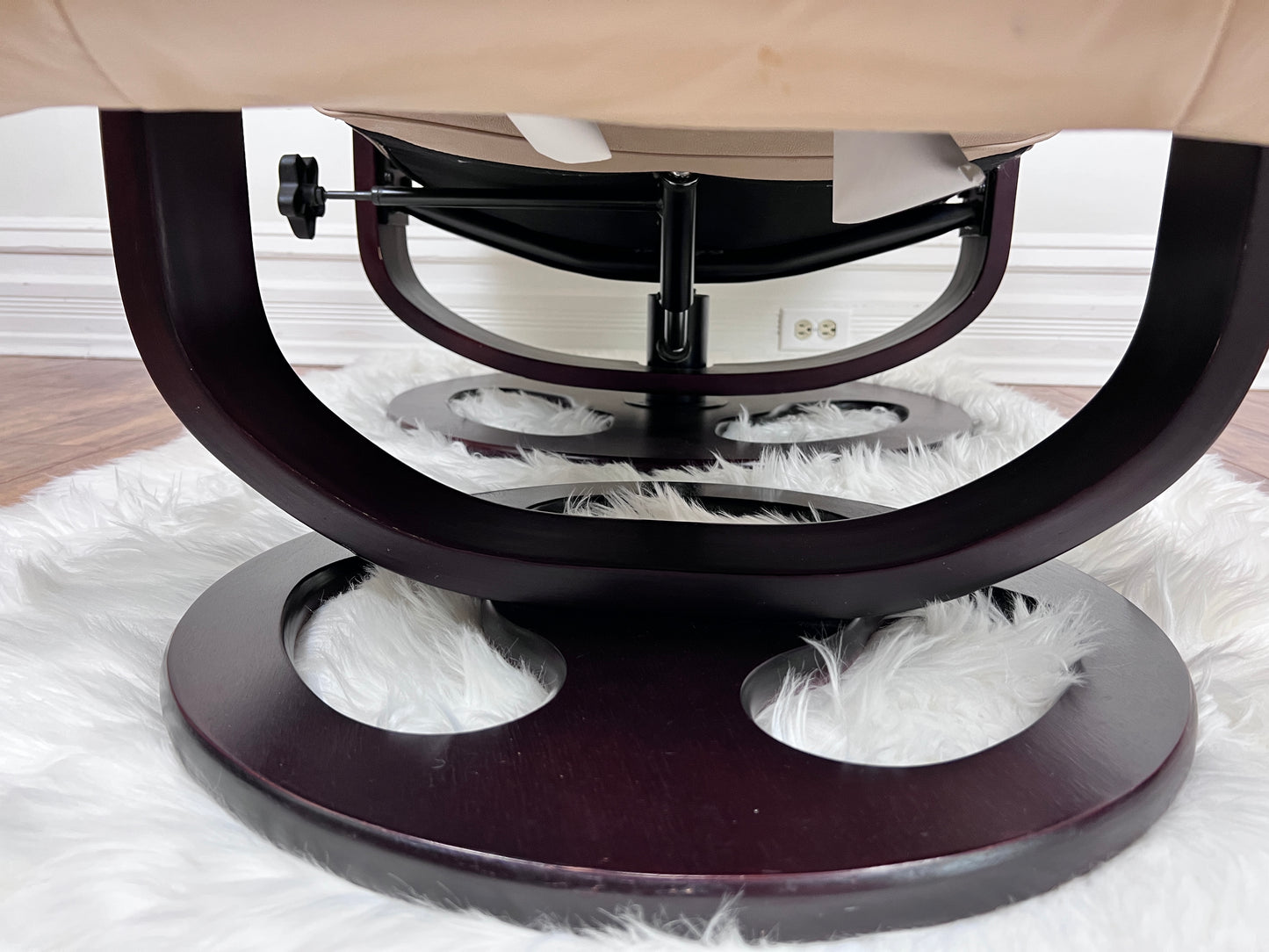 The Reginald Leather Chair & Ottoman