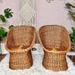 The Zoran Wicker Bucket Chairs