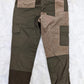 fatigue style pants patch pockets cargo pants army military streetwear corduroy