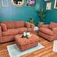 The Backgammon Sofa, Chair & Ottoman Set