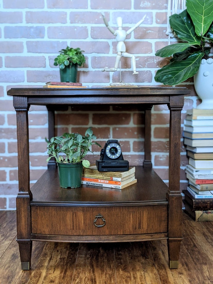 deila craft bed side tables brown vintage victoria bc furntiure