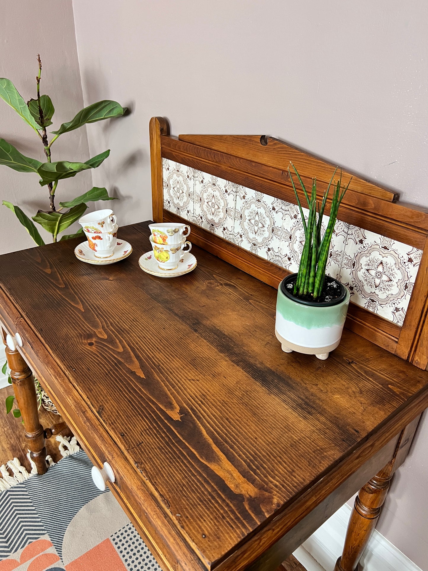 The Dark Pine Table
