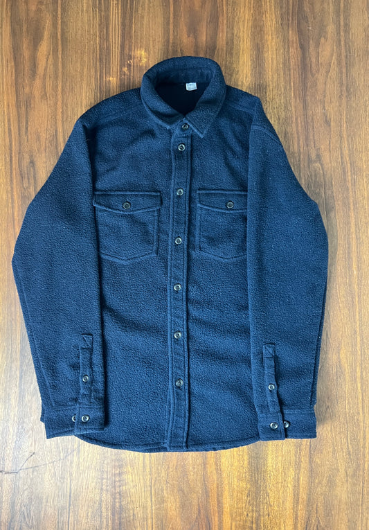 The Navy Wool Overshirt