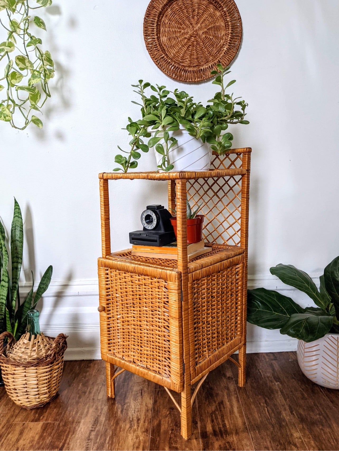 The Franco Wicker Side Tables