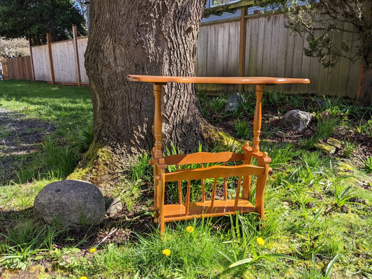 The Sid Side Table & Magazine Holder