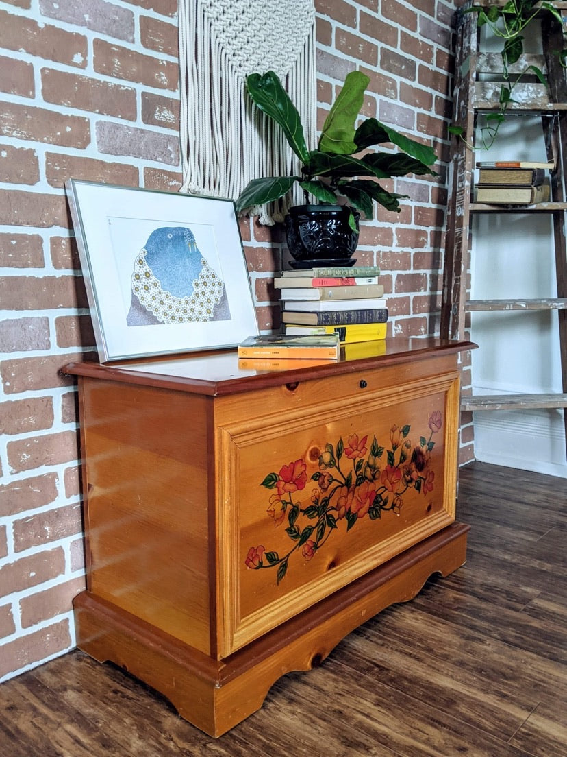 The Cecilia Cedar Blanket Box