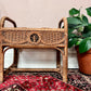 The Miller Wicker Bench