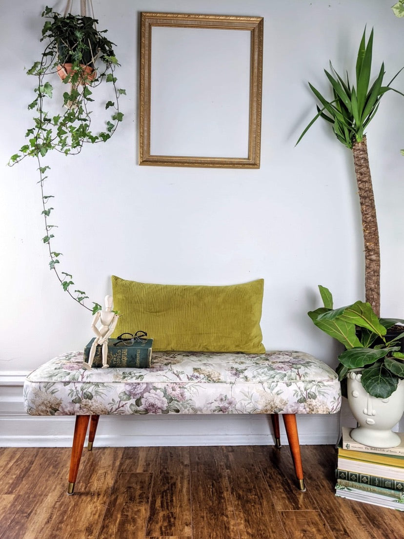 The Long Floral Ottoman
