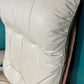 The Beige Leather Chair