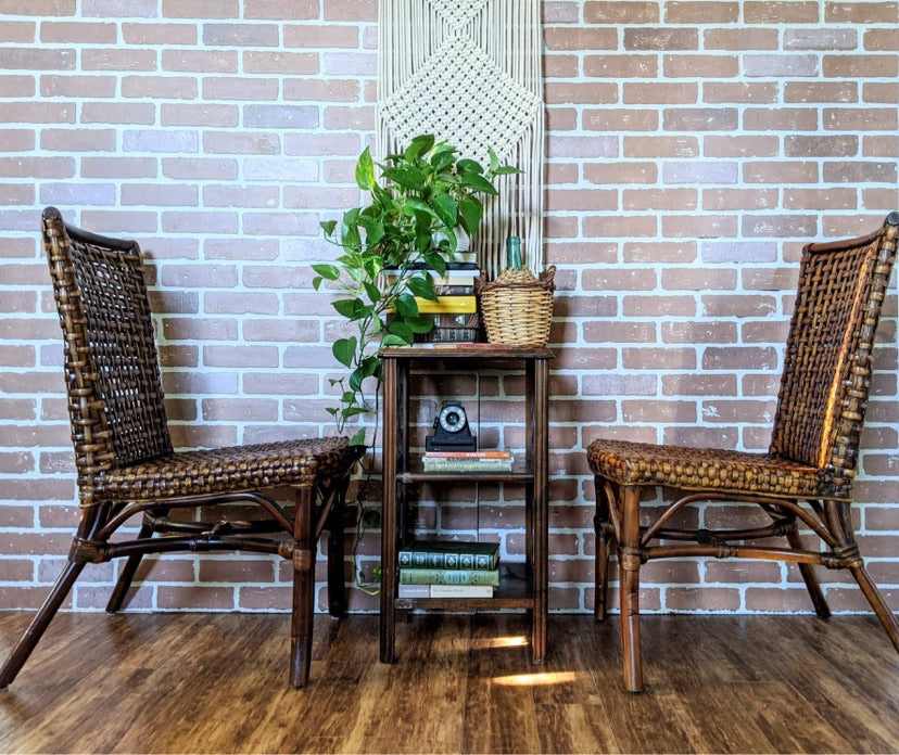 Wicker Rattan Vintage Rare Chairs Victoria BC Furniture Used Thrift