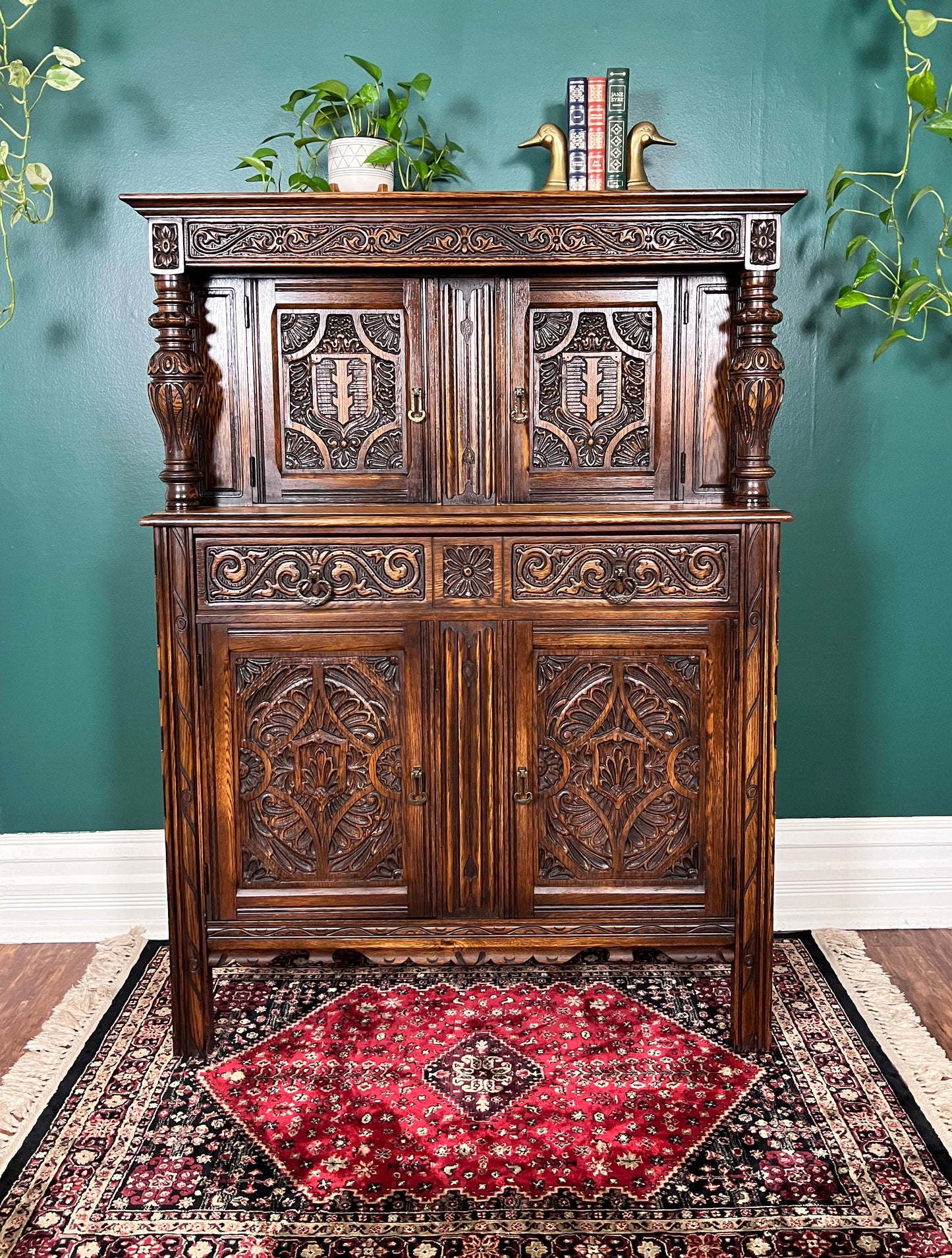 The Oak Shield Cabinet