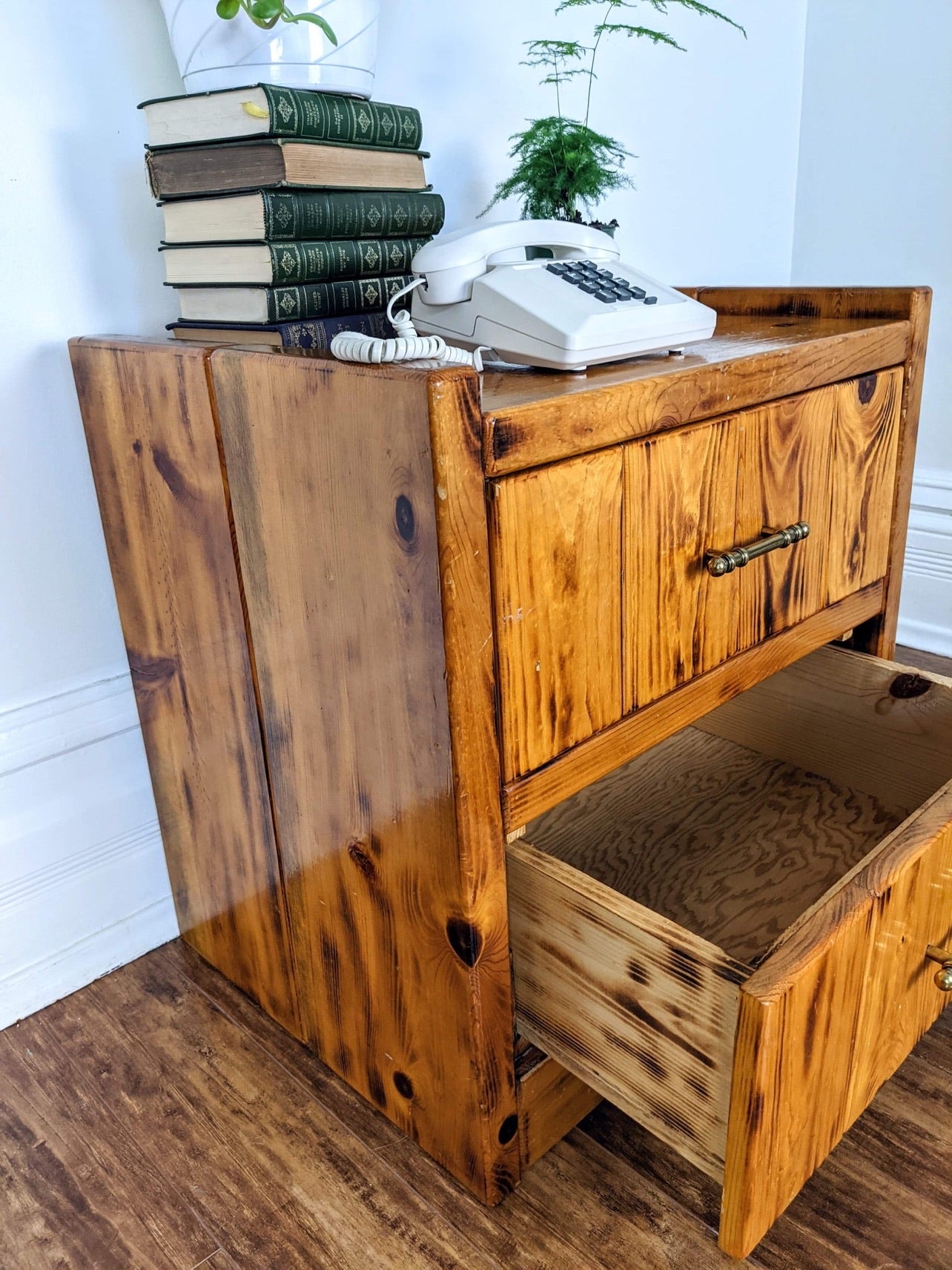 The Pinto Pine Nightstands