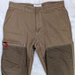 hiking pants cotton double knee patch knees jogger retro streetwear