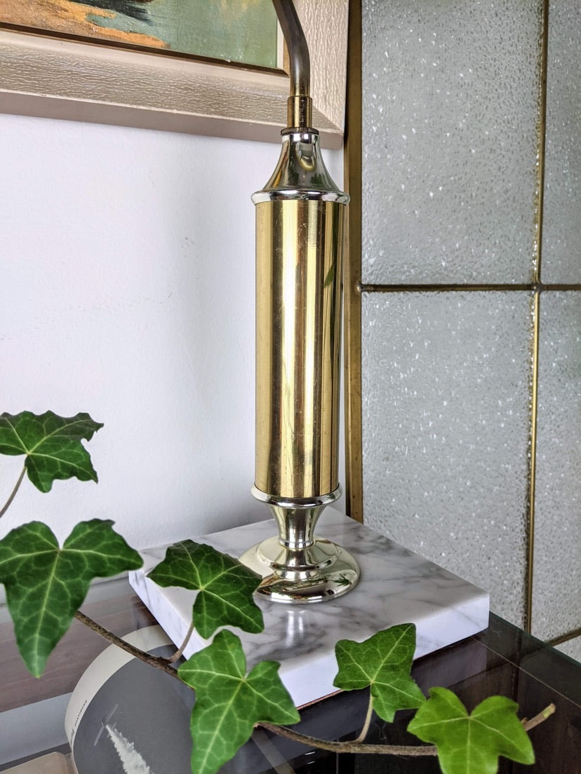 The Cassius Brass & Granite Lamp