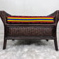 The Fiesta Wicker Bench