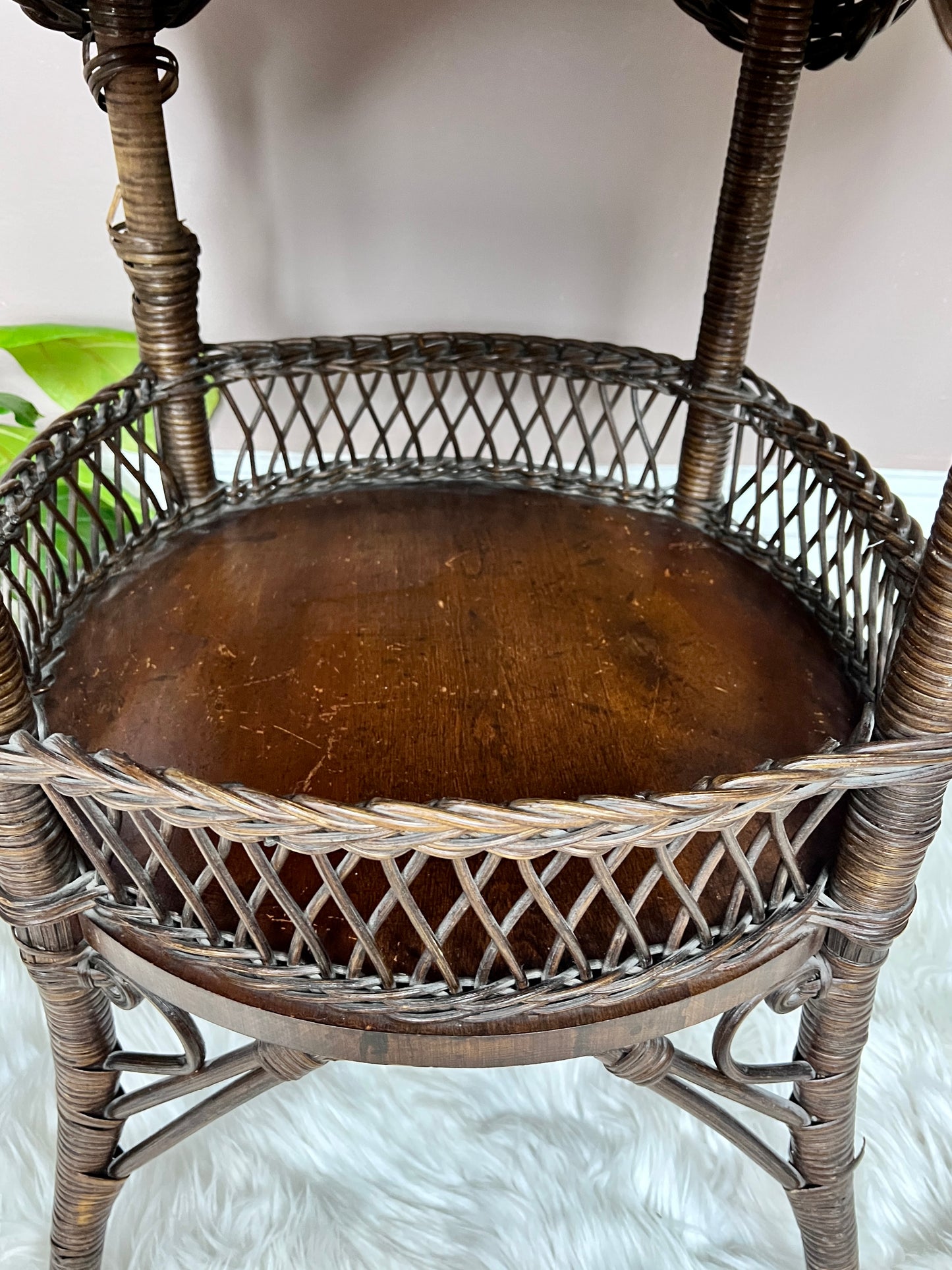 The Wimbley Wicker Table