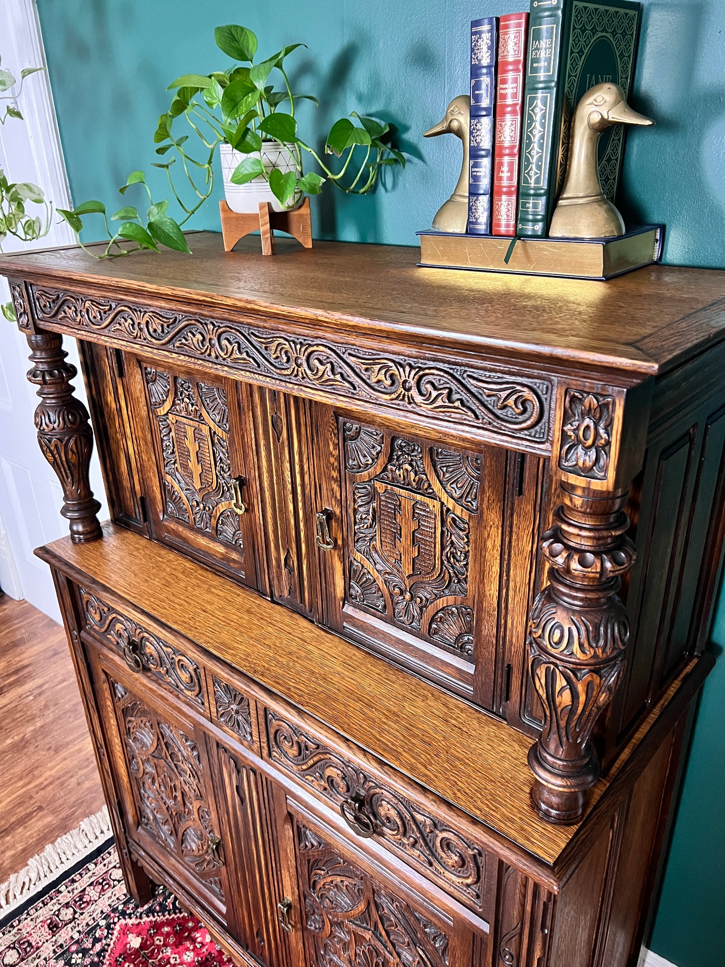 The Oak Shield Cabinet