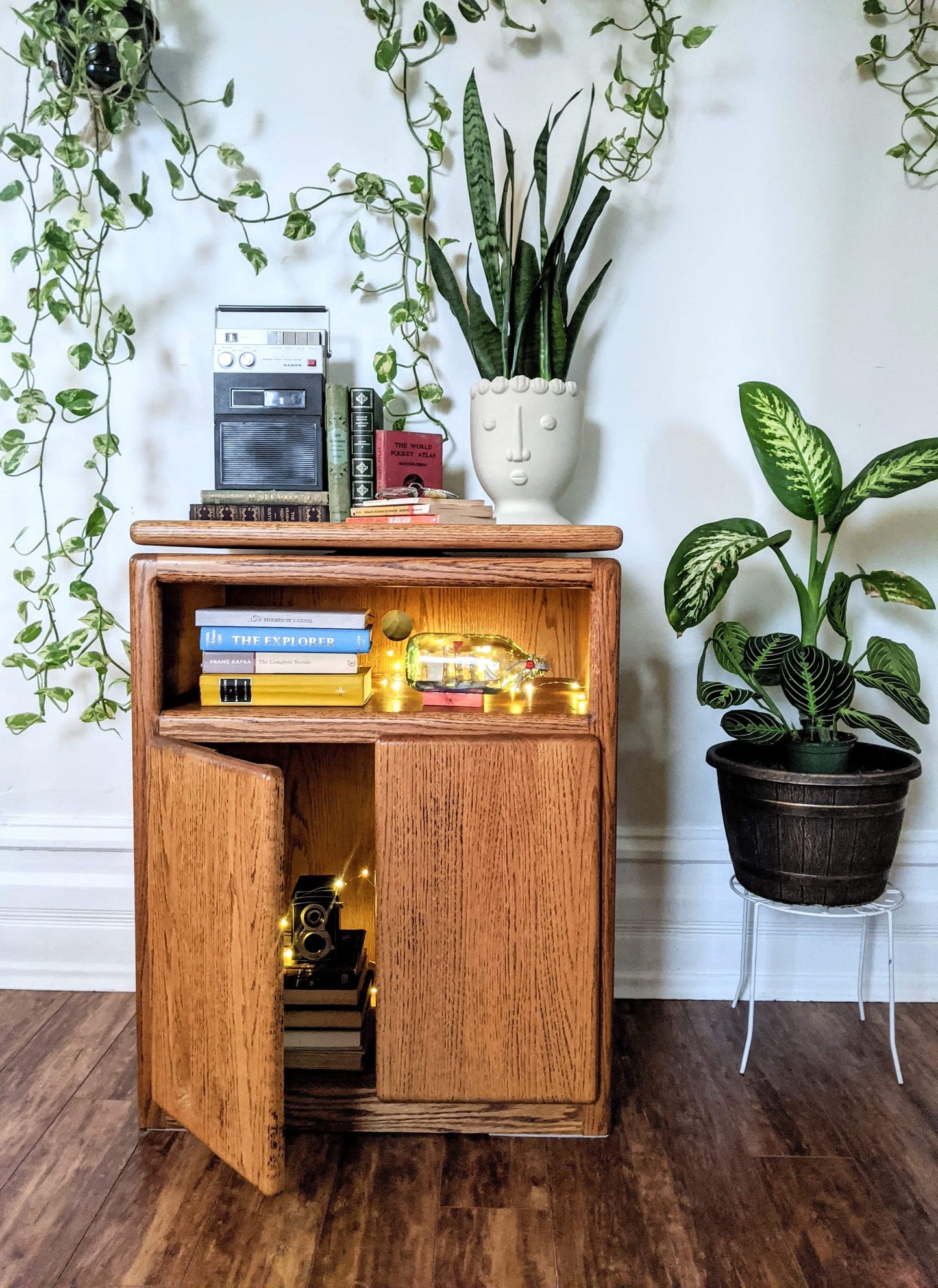 The Oscar Oak Cabinet