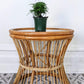 The Hour Glass Rattan Table