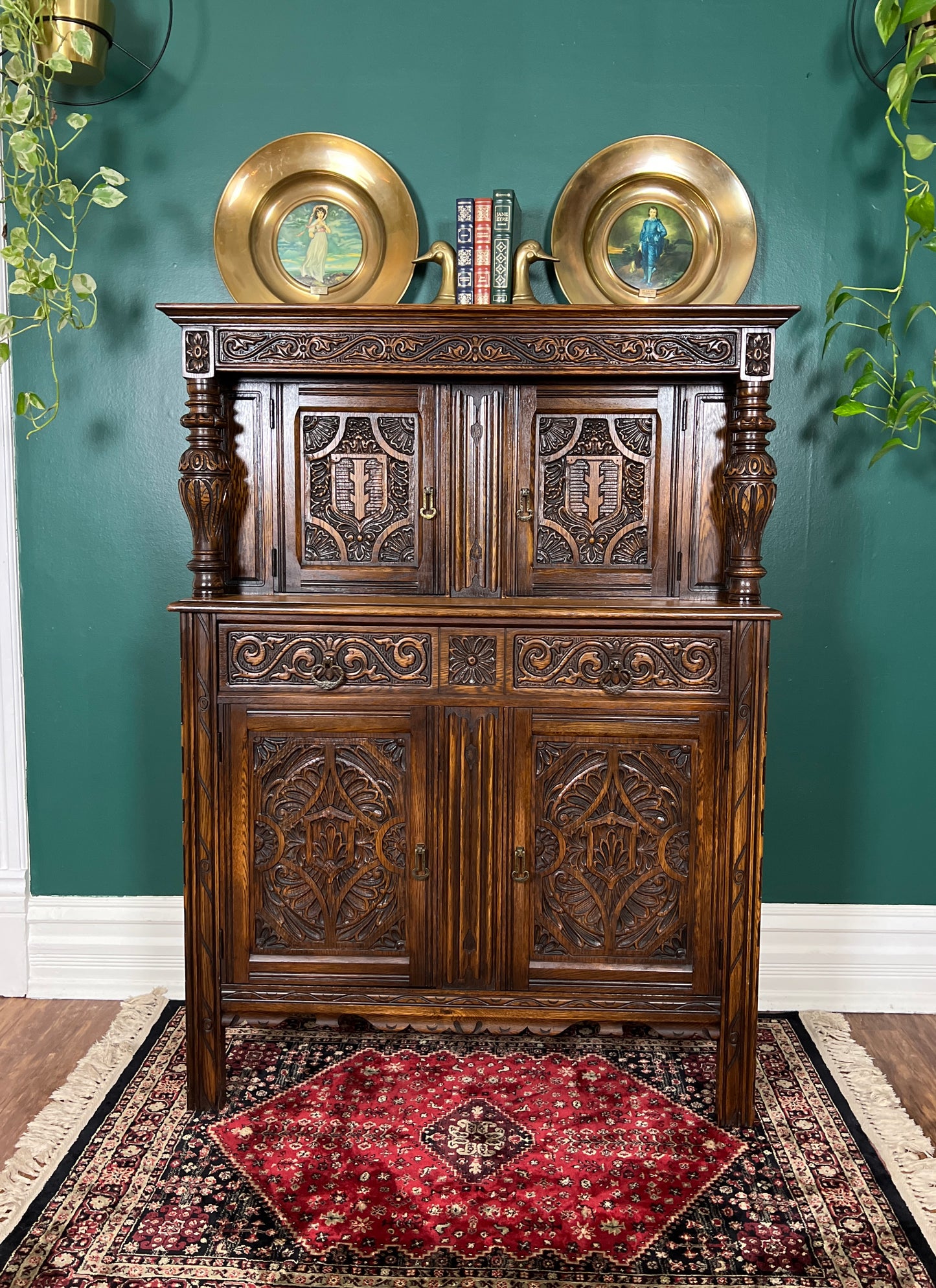 The Oak Shield Cabinet