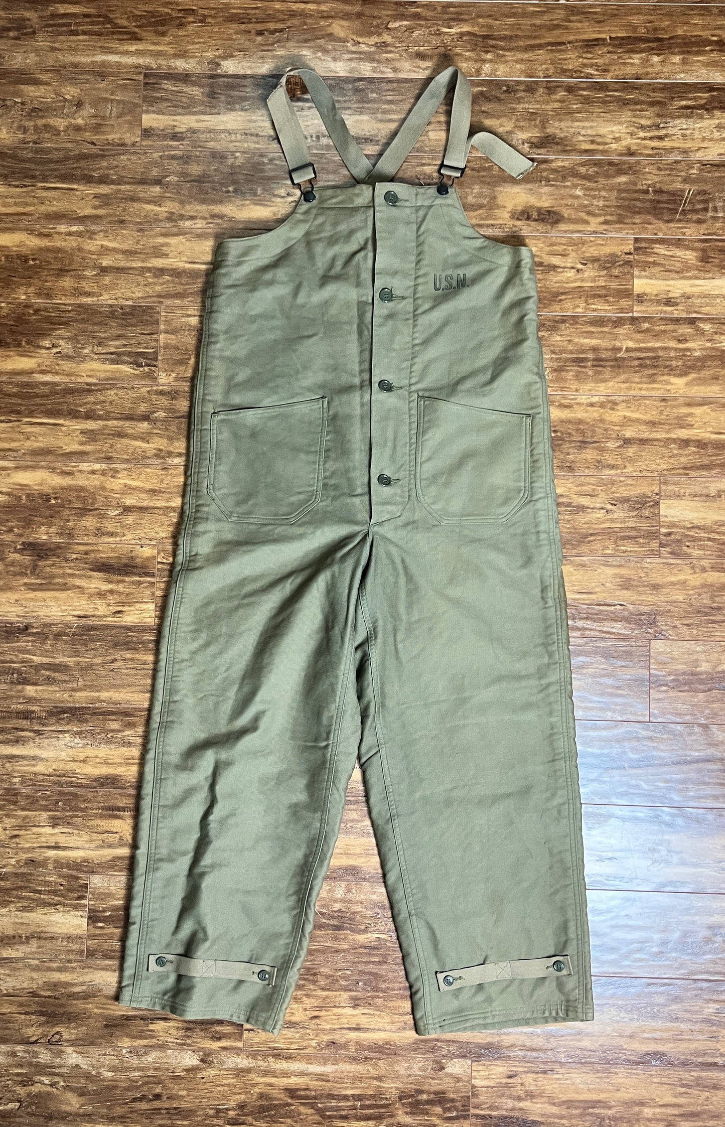 Vintage WW11 USN DECK OVERALLS