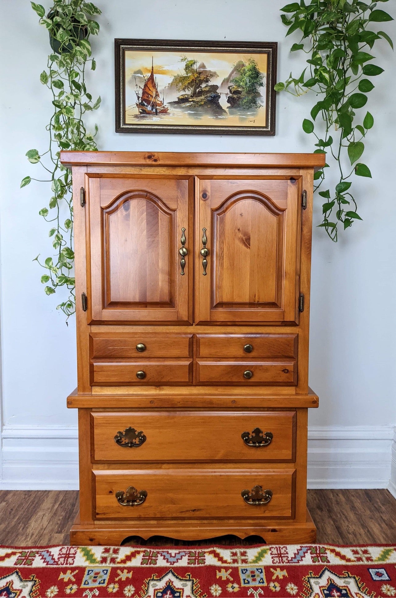 The Reno Pine Armoire