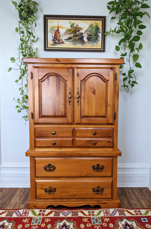 The Reno Pine Armoire
