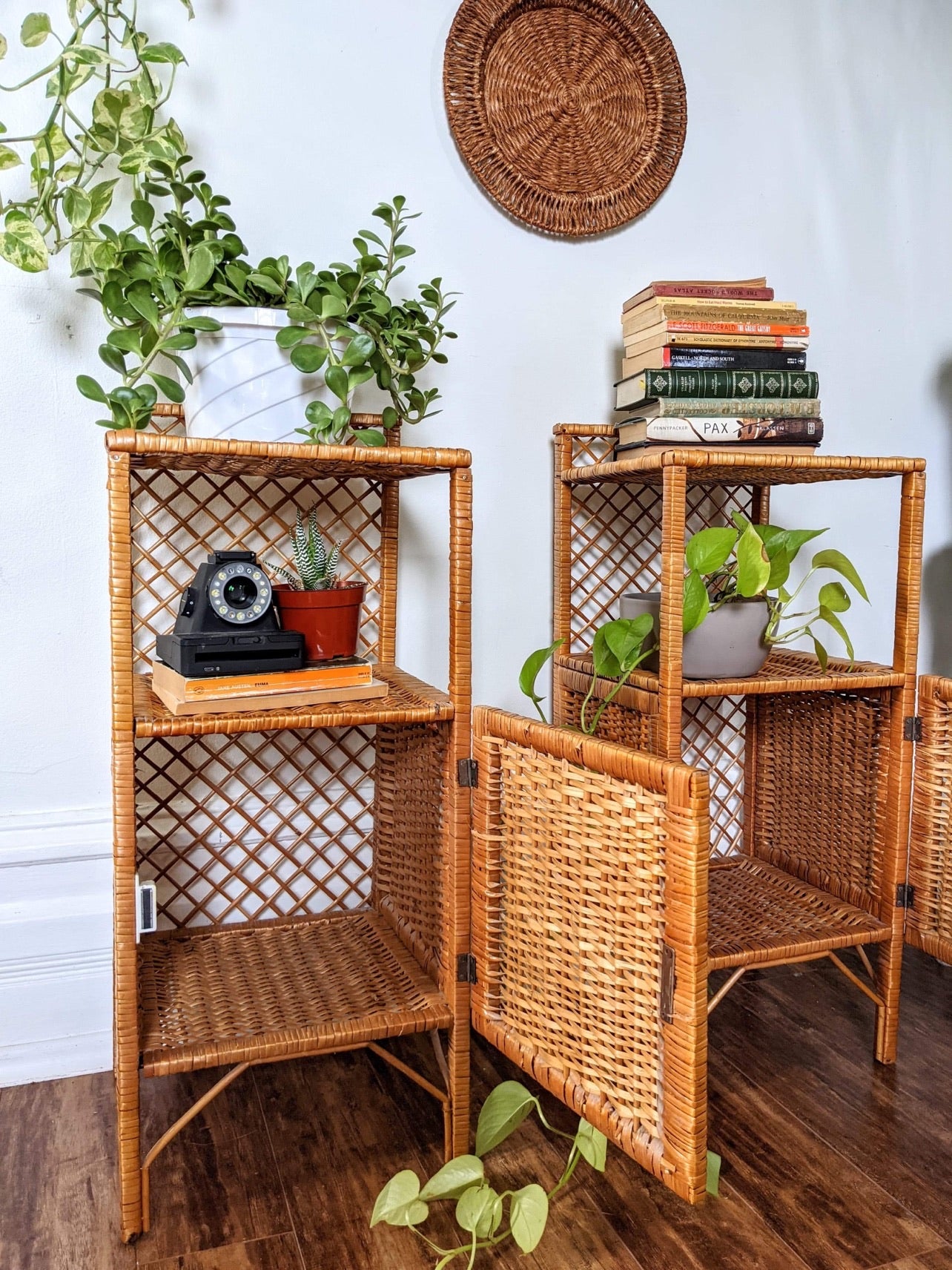 The Franco Wicker Side Tables