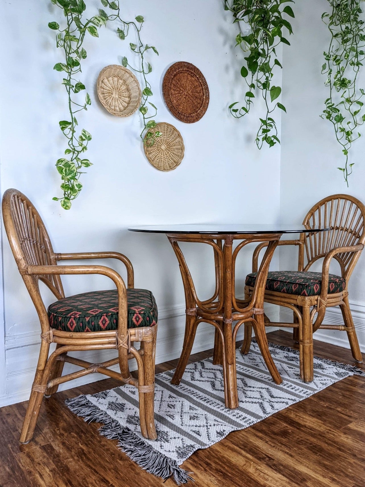 The Three Piece Rattan Set