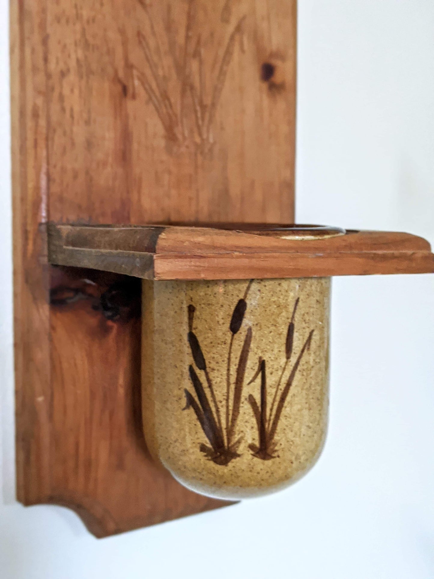 The Cat Tail Salt, Candle or Plant Holder