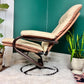 The Beige Leather Chair