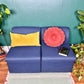 The Geo Blue Chairs