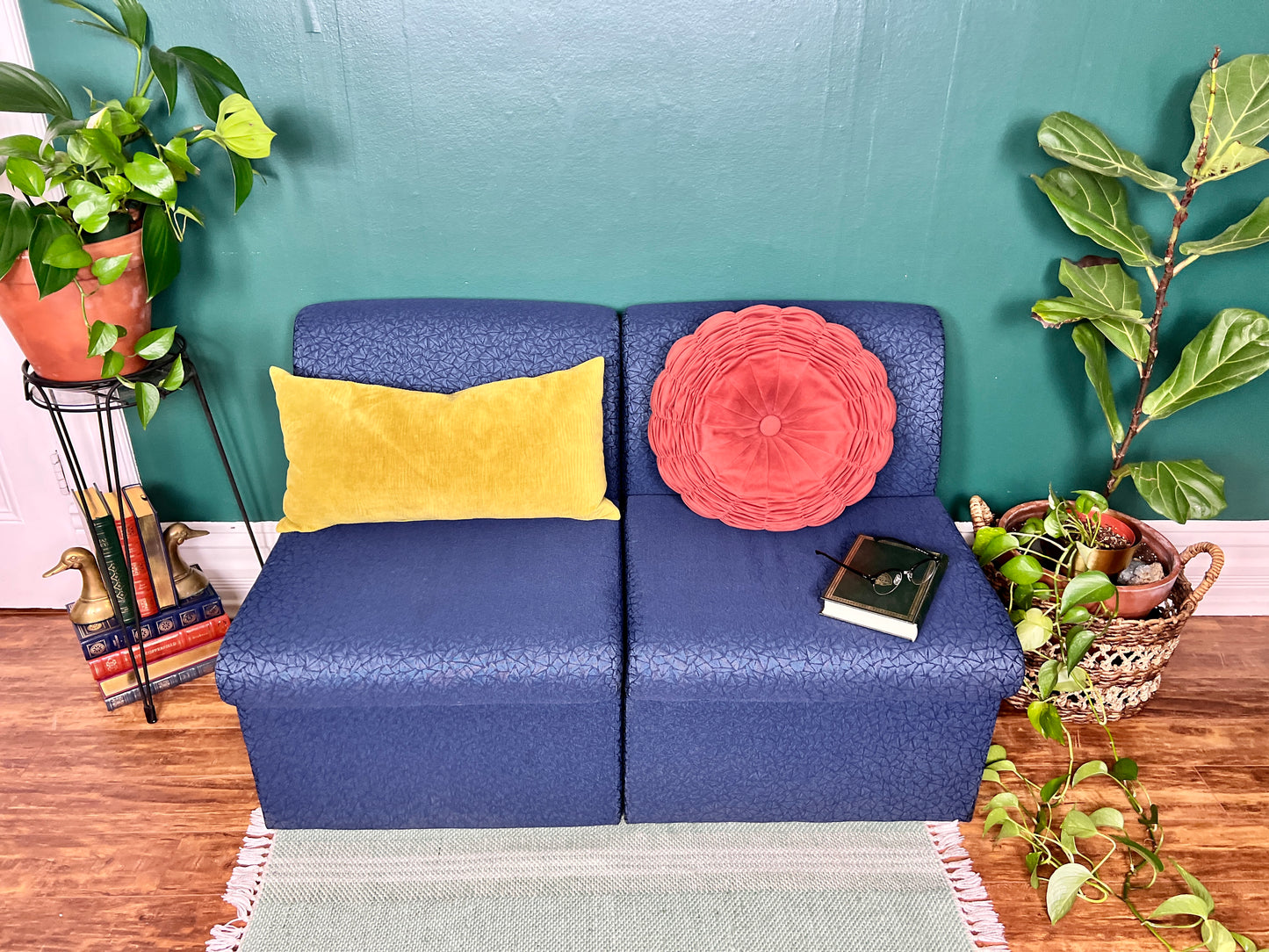 The Geo Blue Chairs