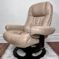 The Reginald Leather Chair & Ottoman