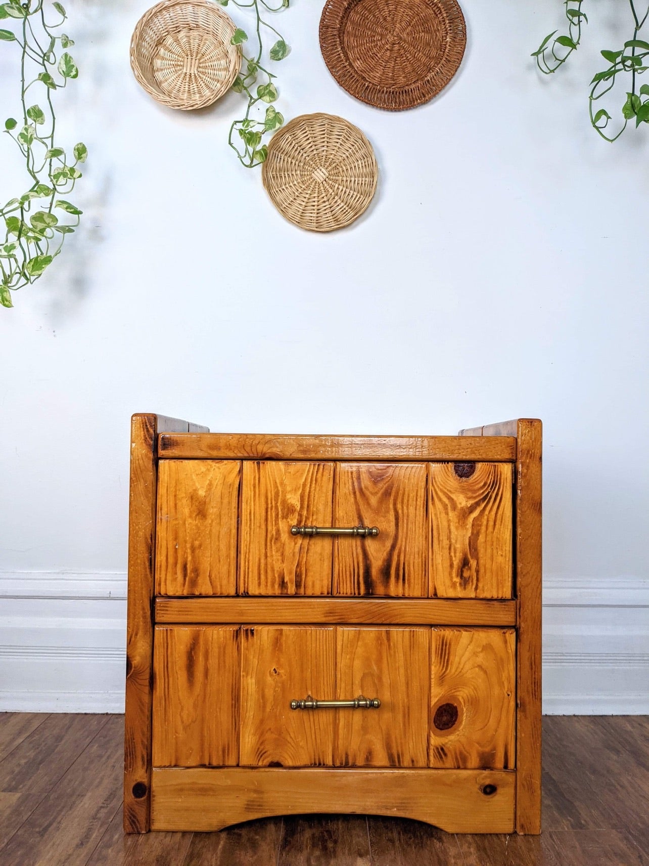 The Pinto Pine Nightstands