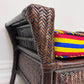 The Fiesta Wicker Bench