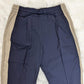 track pants blue beige stripes retro style