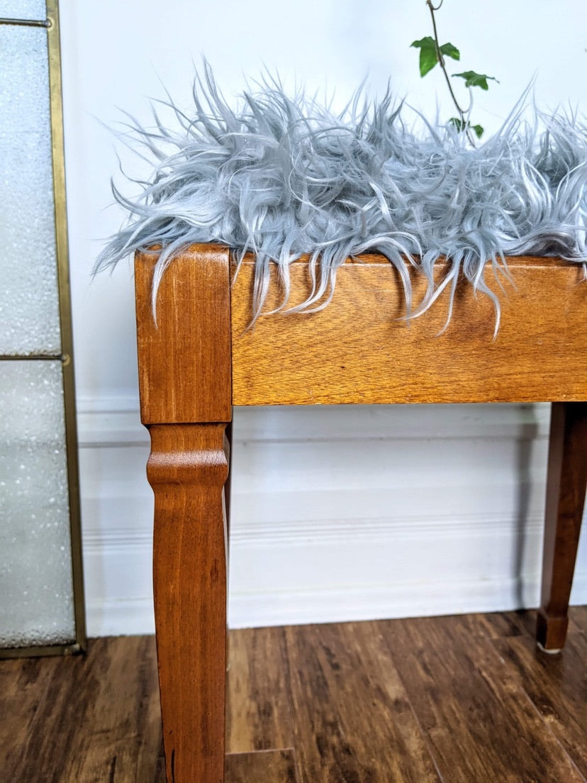 The Silver Shaggy Bench