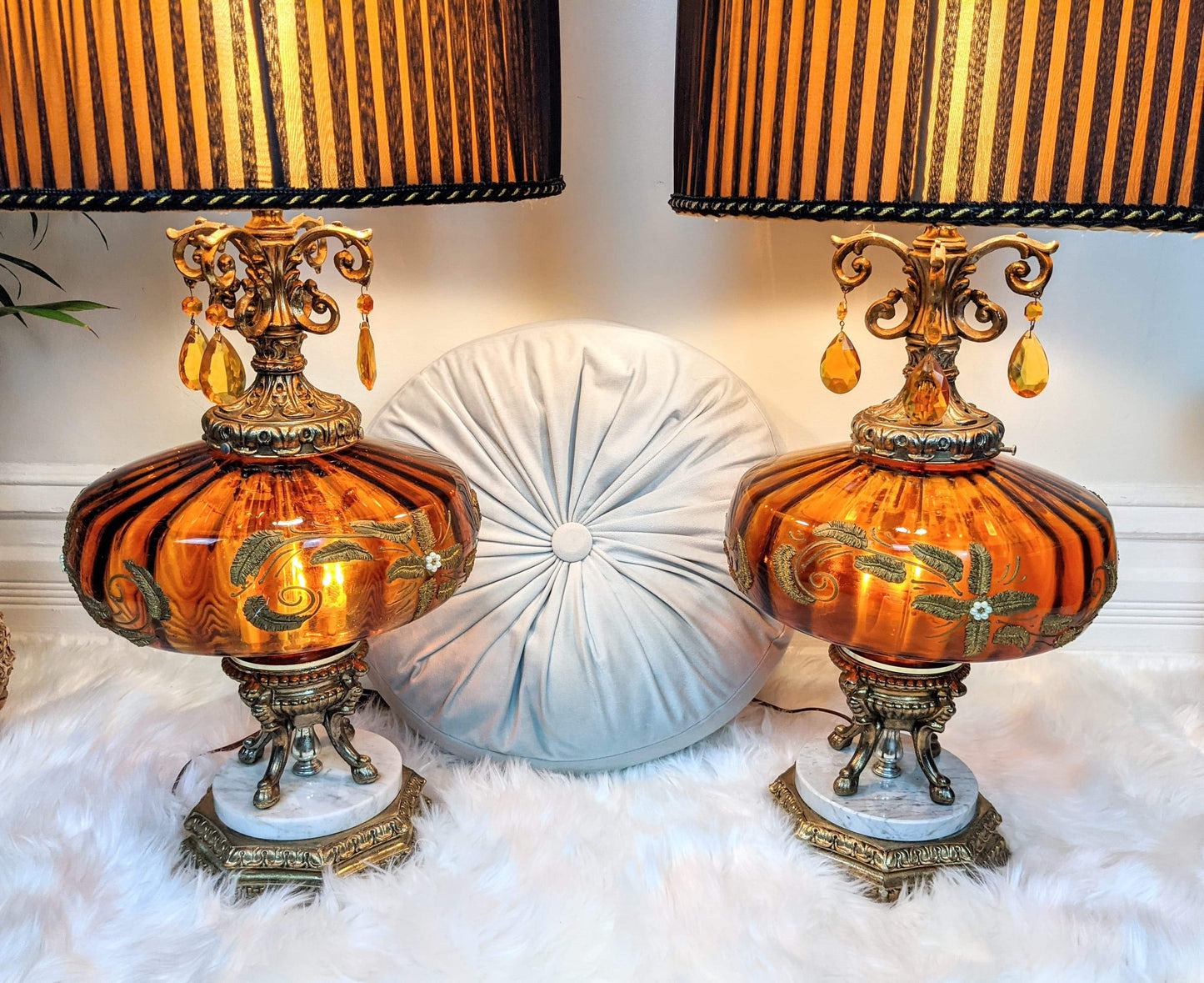 The Stunning Amber Lamps