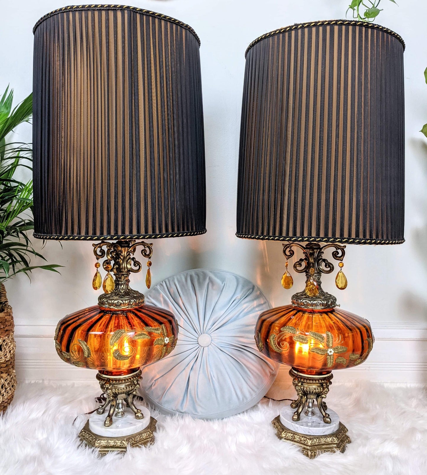 The Stunning Amber Lamps
