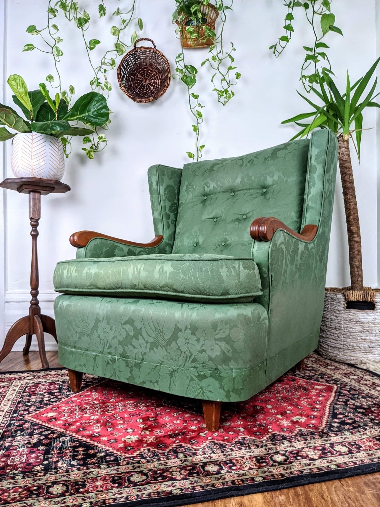 The Laurel Green Armchair
