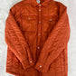 Orange Quilted Jacket