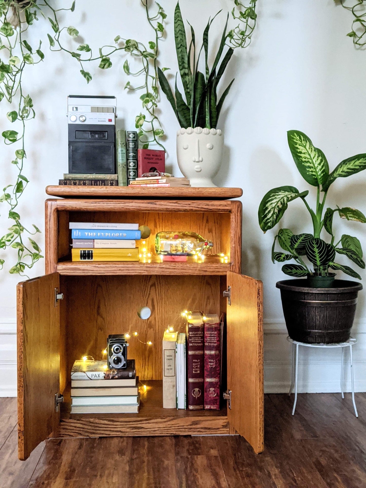 The Oscar Oak Cabinet