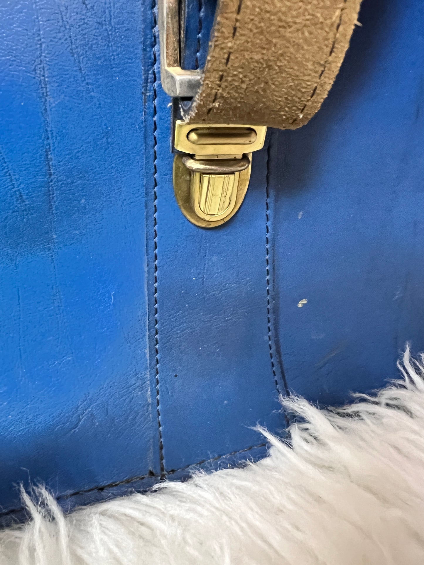 The Blue Leather Attaché