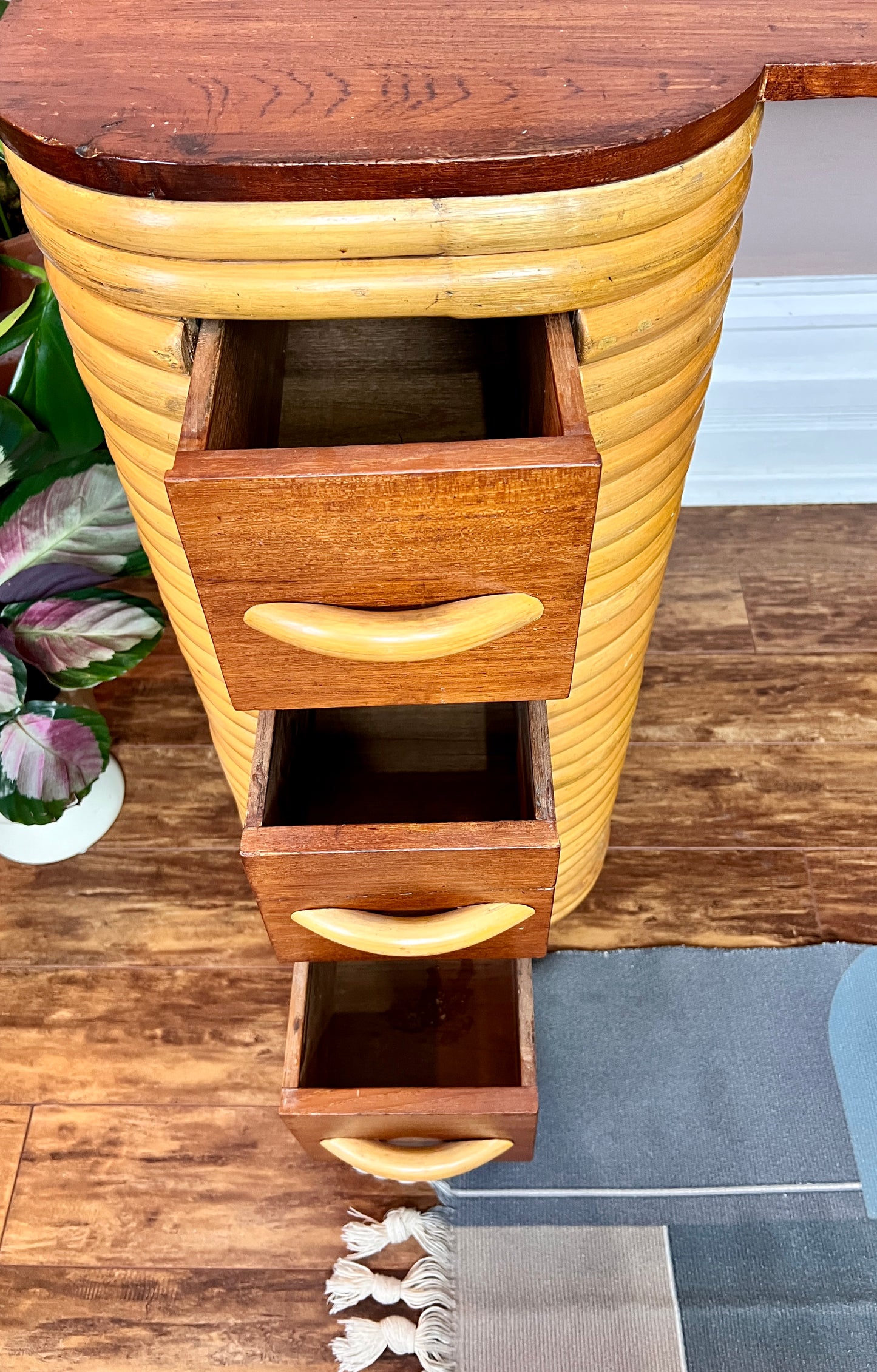 The Zelda Rattan Desk