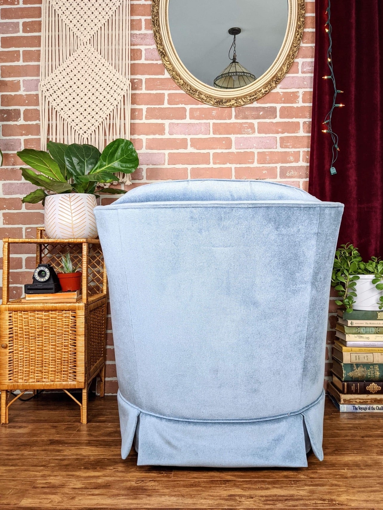 The Cozy Blue Armchair