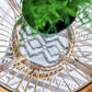 The Hour Glass Rattan Table