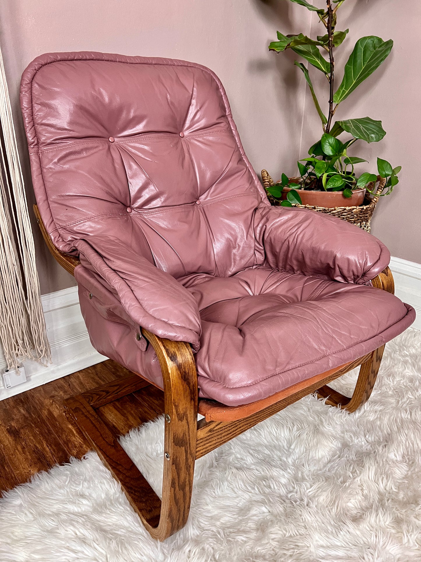The Dusty Rose Armchairs