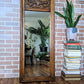 Vintage Solid Oak Mirror Brown Victoria BC Furniture