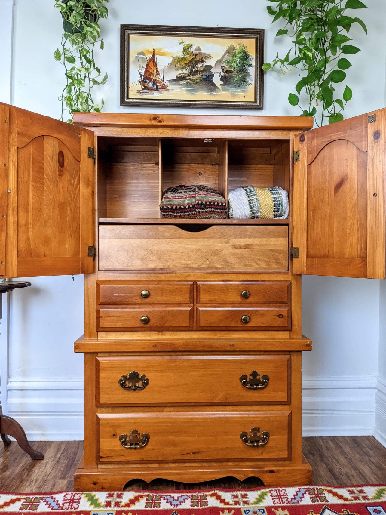 The Reno Pine Armoire